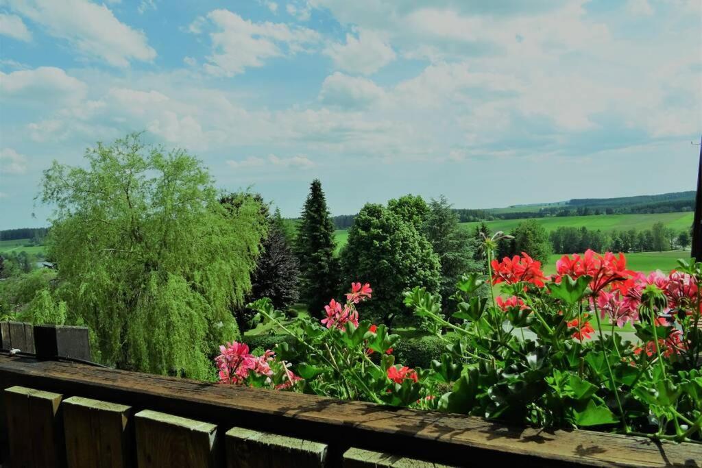 Modernes Apartment Mit Traumhaftem Blick Ins Gruene Bräunlingen Esterno foto