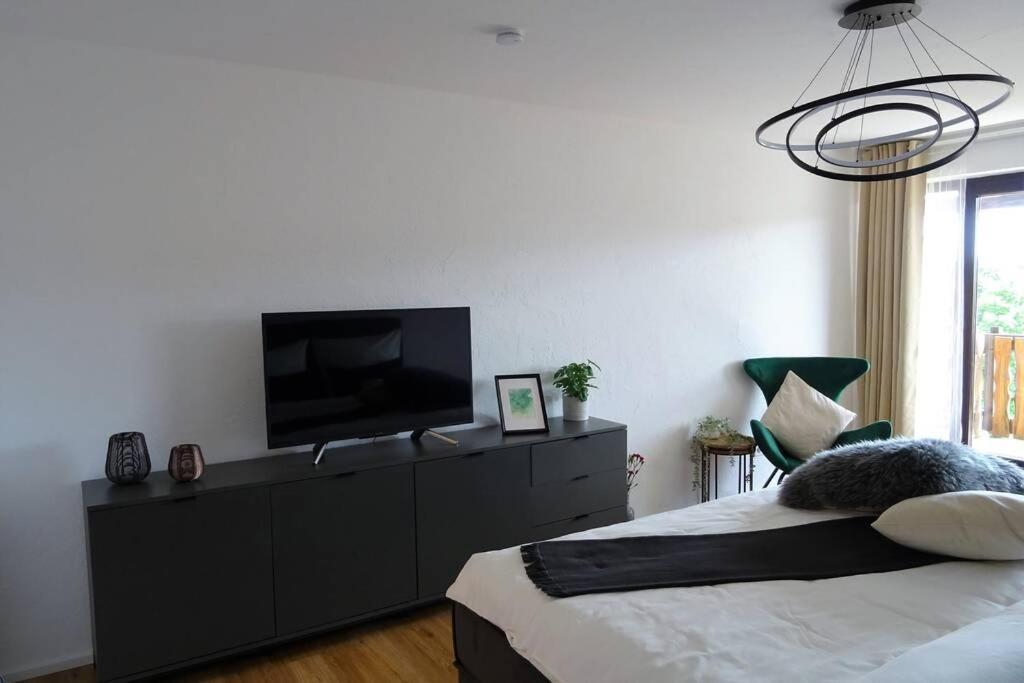 Modernes Apartment Mit Traumhaftem Blick Ins Gruene Bräunlingen Esterno foto
